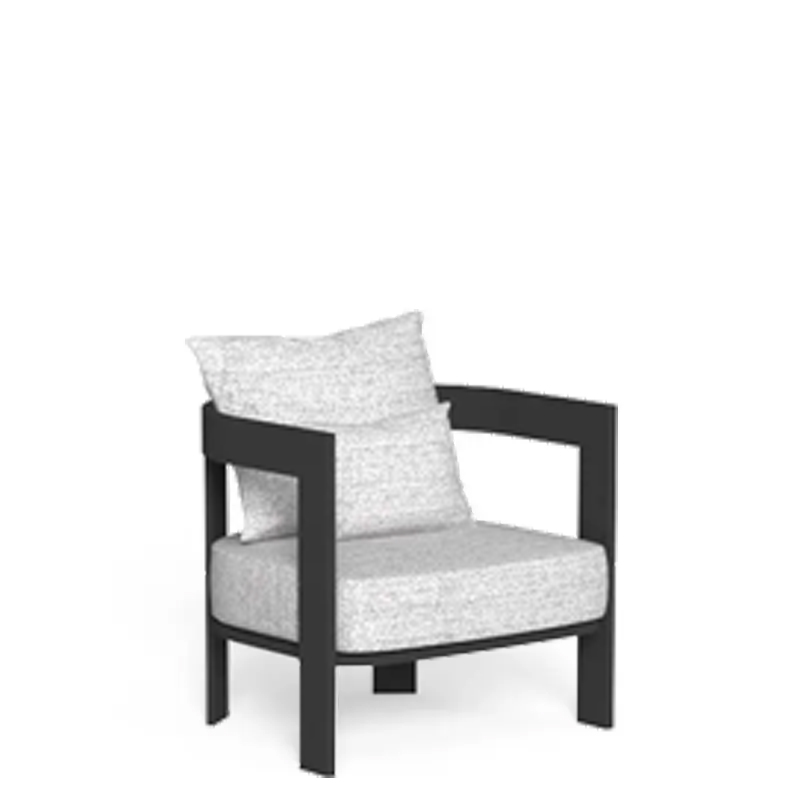 Talenti – Poltrona Living Argo Alu Graphite-mambo pearl LONGHO