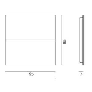 Arper - Pannello modulare Parentesit Quadrato longho palermo