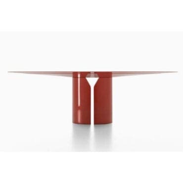 Mdf Italia - Tavolo NVL Table rosso laccato lucido 200x120