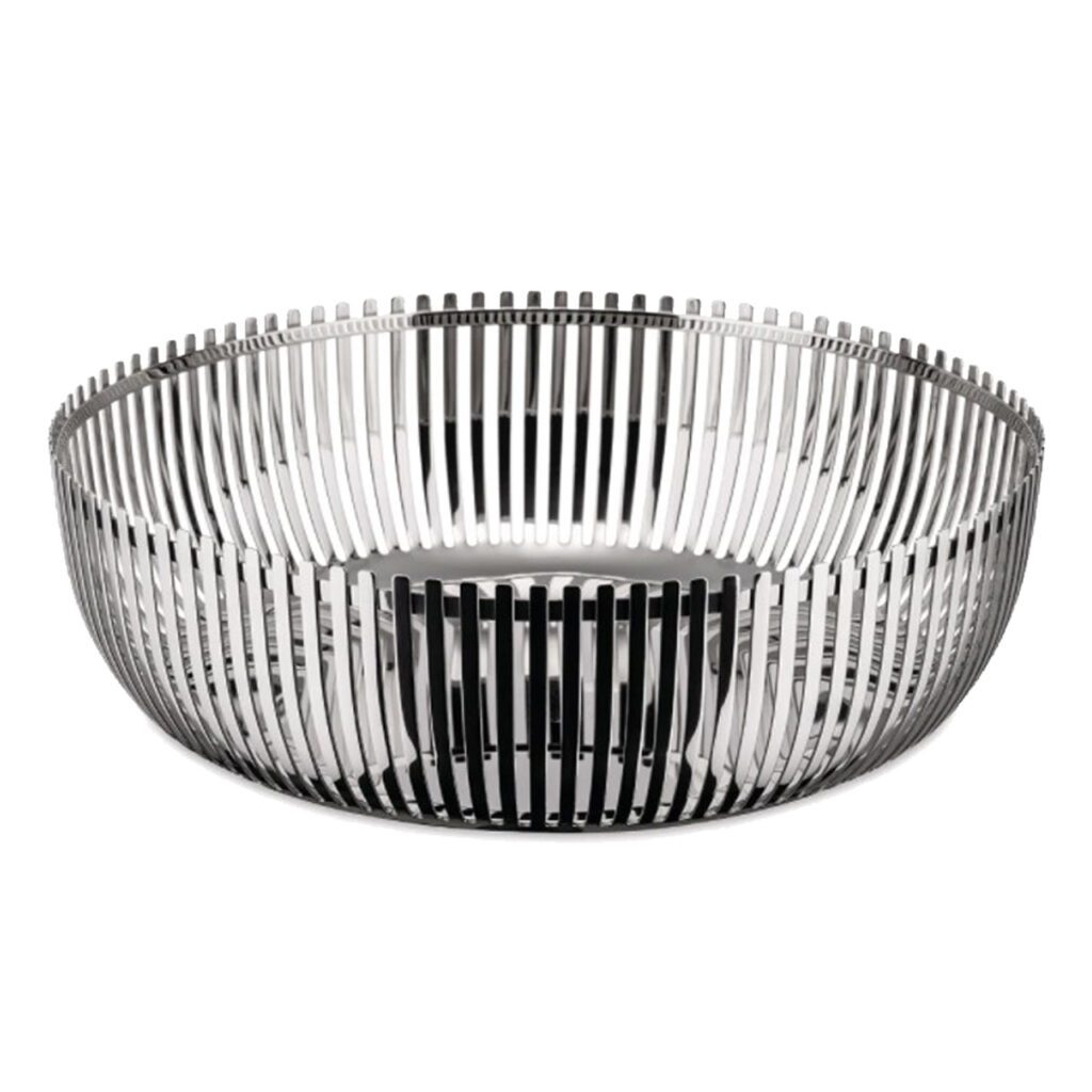 Grattugia Forma Di Alessi Design Zaha Hadid - Acciaio Inox E Base Melammina