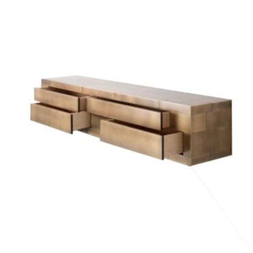 De Castelli - Cassettiera Celato 220 UP ottone Delabrè orbitale