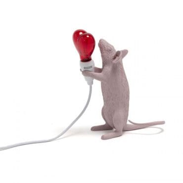 Seletti - Lampada da tavolo Mouse Lamp Love Edition