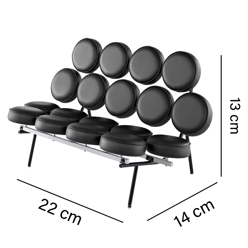 Set Di 2 Sedie In Miniatura Scala 1:6 Per Casa Delle Bambole, Stile Marshmallow E Cloud, Collezione