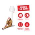 Fatboy Lampada da terra Edison the Giant Leggero grigio Longho Design Palermo