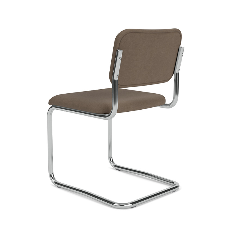 KNOLL sedia CESCA by Marcel Breuer (Faggio nero laccato - Paglia di Vienna  e acciaio) 
