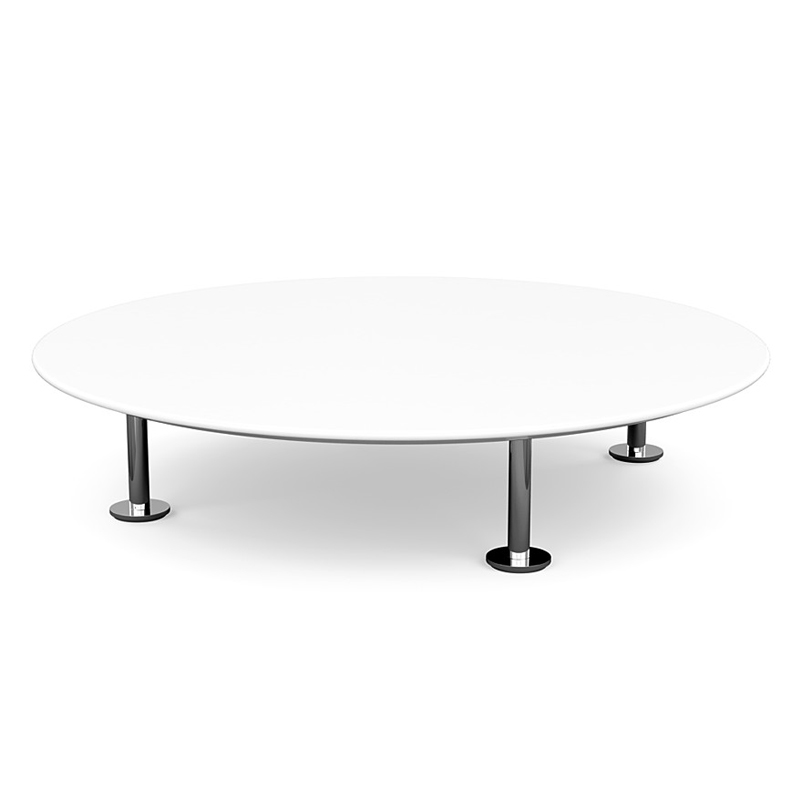 Knoll Tavolino da Caffè Grasshopper d100 base cromata piano