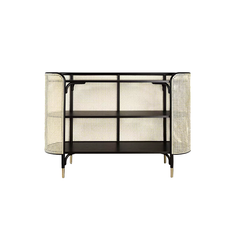 Thonet Consolle Mos Bench struttura Faggio con inserti paglia di