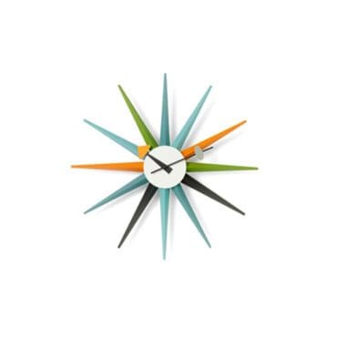 Vitra Orologio Sunburst Multicolor Longho Design Palermo
