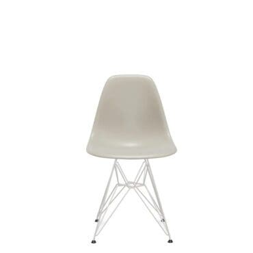 Vitra Sedia Eames DSR base bianca scocca ciottolo Longho Design Palermo