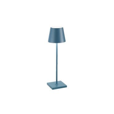 Zafferano Lampada da tavolo Poldina Pro blu avio