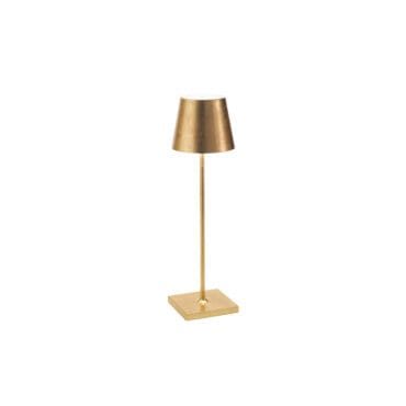 Zafferano - Lampada da tavolo Poldina oro