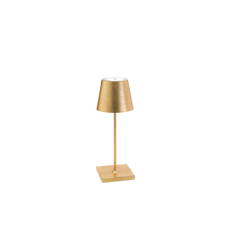 Zafferano - Lampada da tavolo Poldina mini Pro oro - LONGHO