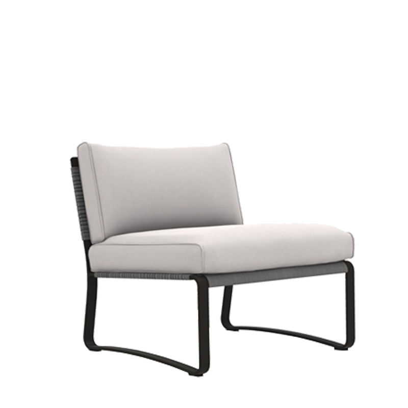 Molteni Poltrona senza braccioli outdoor Phoenix antracite