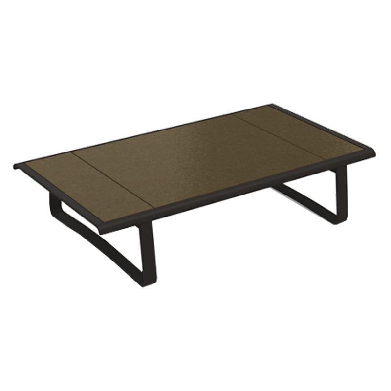 Molteni - Tavolino Phoenix 122x90 piano Teak - LONGHO | Design