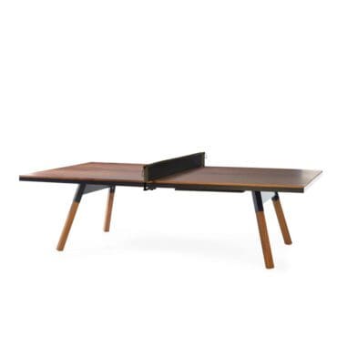 Rs barcelona - Tavolo da ping pong You and me 274x184 noce nero