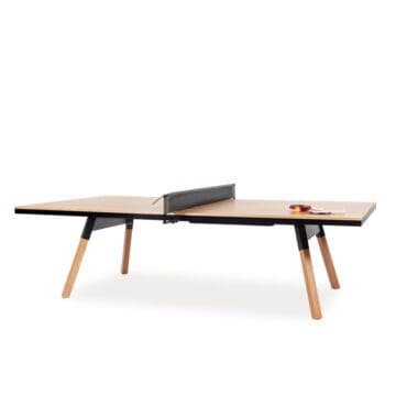 Rs barcelona - Tavolo da ping pong You and me 274x184 rovere nero
