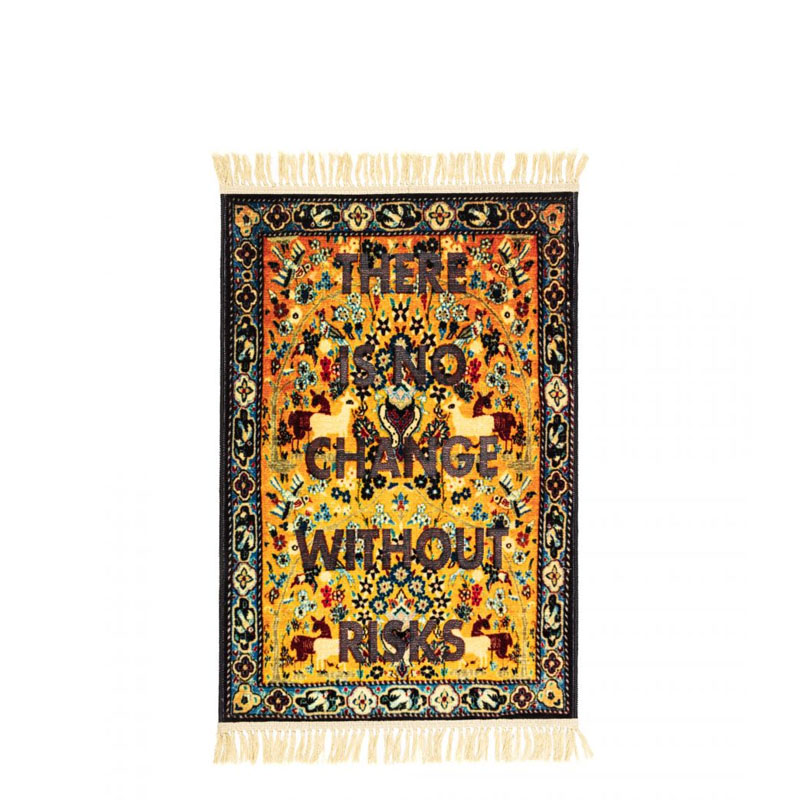 Tapis Seletti Burnt Carpet – Design Loredana Longo, Polyester 80x120 Cm, Neuf