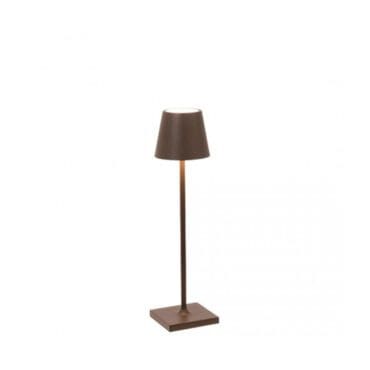Zafferano - Lampada da tavolo Poldina micro corten