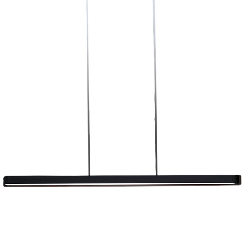 Lampada a Sospensione da Interno a LED in Metallo Nero Opaco