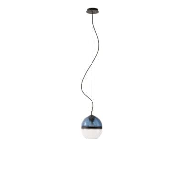 Cappellini - Lampada a sospensione Cord Lamp d22 blu avio
