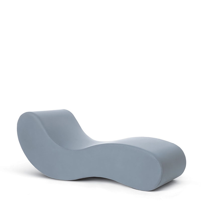 Gufram Chaise lounge Alvar grigio LONGHO Design Concept Store