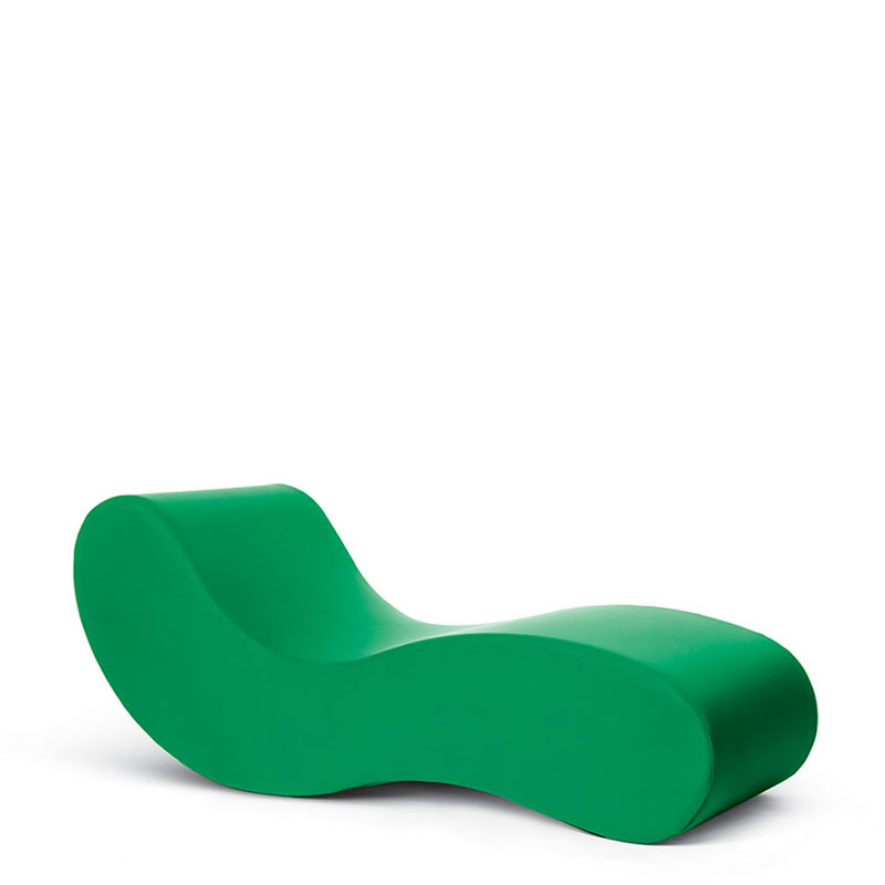 Gufram Chaise lounge Alvar verde LONGHO Design Concept Store
