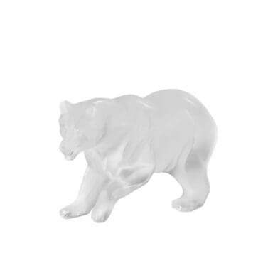 Lalique - Scultura Orso cristallo trasparente
