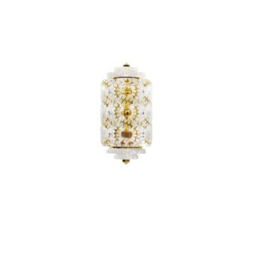 Lalique - Lampada da parete Sèville cristallo dorato