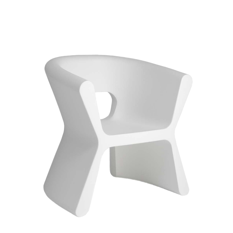 Vondom Poltrona Pal polietilene bianco LONGHO Design Concept