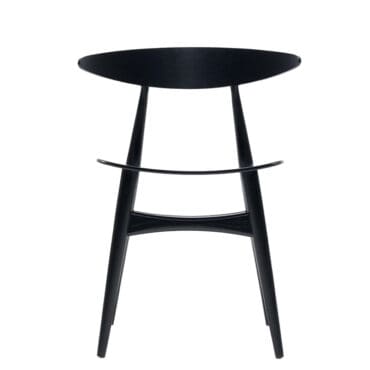 Carl Hansen & Søn - Sedia CH33T faggio verniciato nero