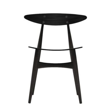 Carl Hansen & Søn - Sedia CH33T rovere verniciato nero