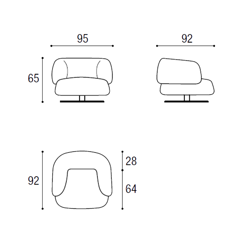 Lago Poltrona Zeppelin