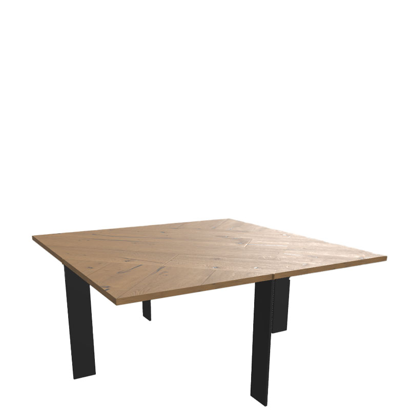 Lago Tavolo quadrato Loto Wildwood allungabile 168x168