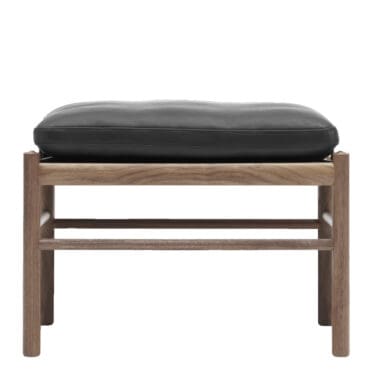 Carl Hansen & Søn - Poggiapiedi OW149F Coloniale noce olio pelle
