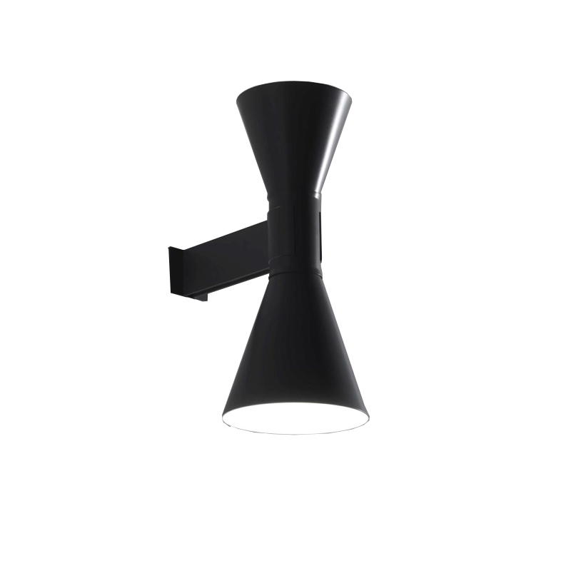 Nemo - Lampada da parete Applique de Marseille nero longho design palermo