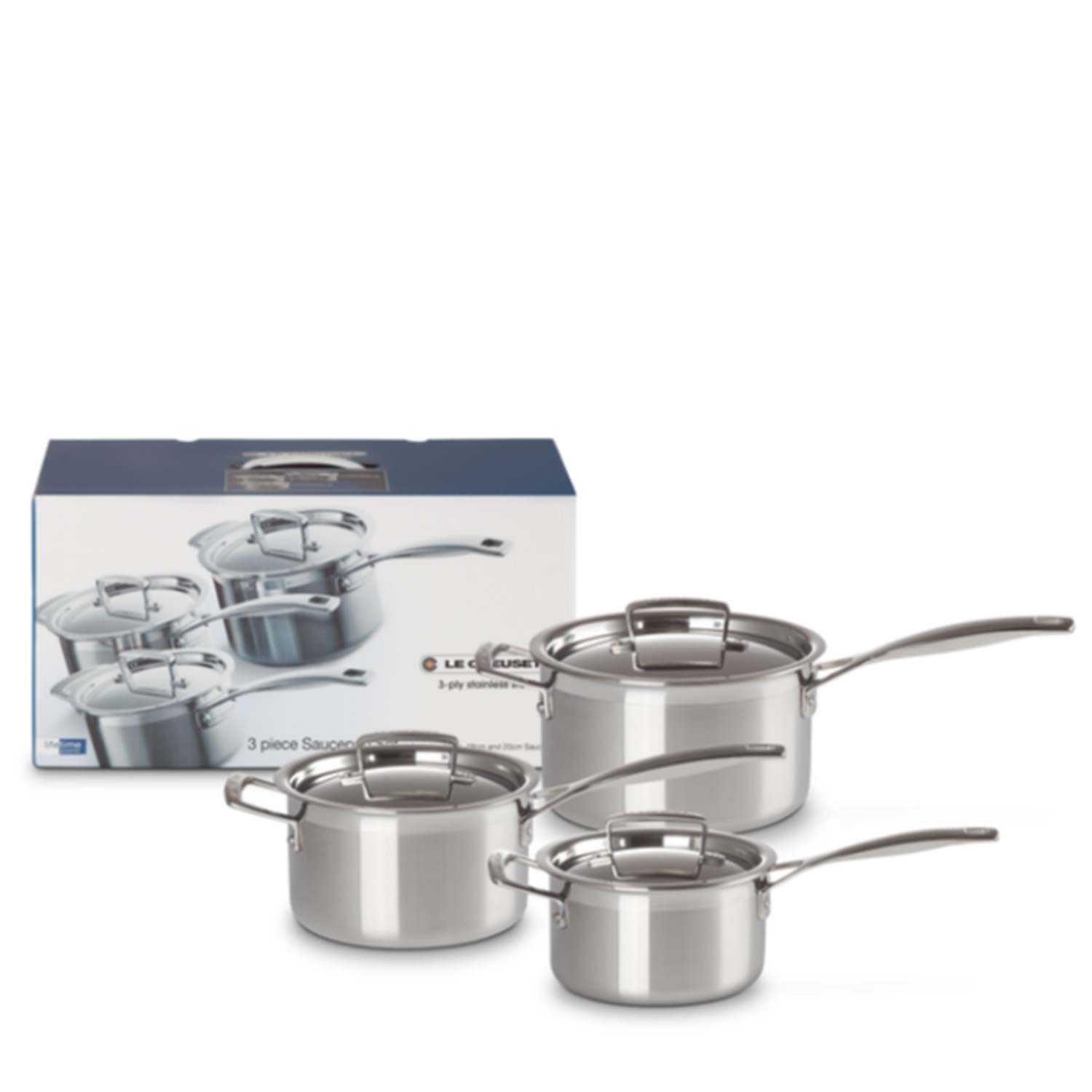 Set 3 Casseruole Alluminio Click&Cook – 16+18+20 Cm, Manico Removibile, Antiaderente ILAG, Adatte A Induzione E Forno, Salvaspazio Per Cucina E Viaggi