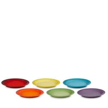 Le Creuset Set 6 Piatti Piani Multicolor Longho Design Palermo