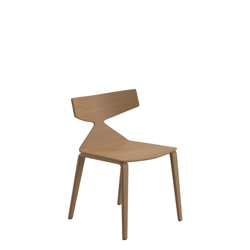 Arper Sedia Saya gambe legno