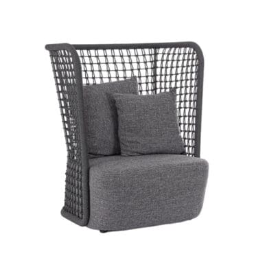 Bizzotto Poltrona C-C Kollar antracite Longho Design Palermo