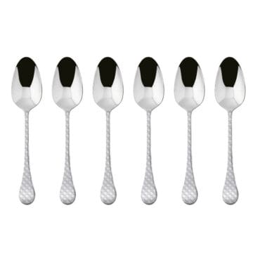 Sambonet Set 6 cucchiaini caffè espresso Taormina Monoblocco acciaio mirror Longho Design Palermo