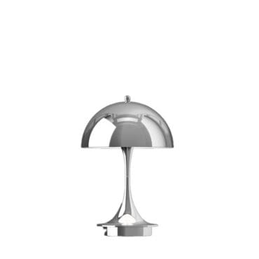 Louis Poulsen Lampada da tavolo Panthella 160 High Lustre Chrome Plated Longho Design Palermo