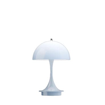 Louis Poulsen Lampada da tavolo Panthella 160 Opal Pale Blue Longho Design Palermo