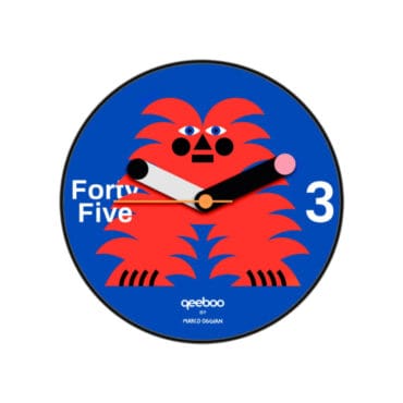 Qeeboo Orologio da parete Magic Samu Longho Design Palermo