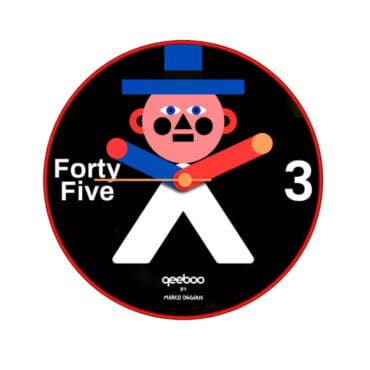 Qeeboo - Orologio da parete Mr. Wally