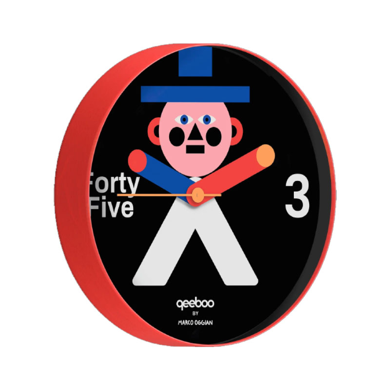 Qeeboo Orologio da pareteMr Wally Longho Design Palermo