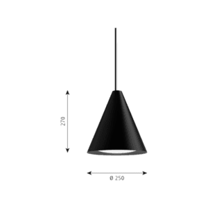 Louis Poulsen Lampada a sospensione Keglen d25 Longho Design Palermo