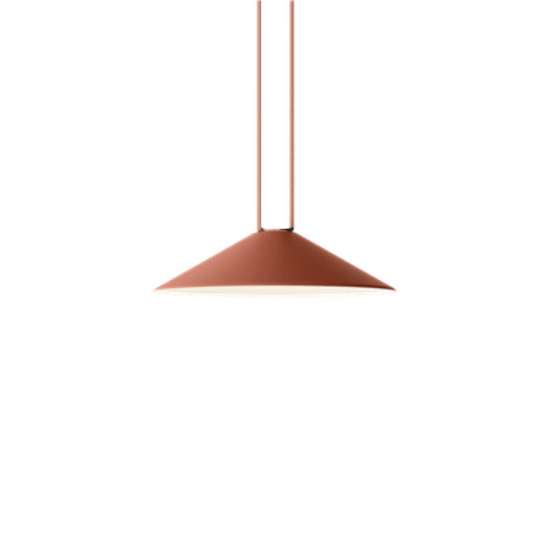 Vibia - Lampada a sospensione Plusminus LED 3000K terra red ON OFF ...