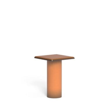 Talenti Tavolo da caffè 40x40 Snap Glossy nut Longho Design Palermo