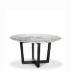 Poltrona Frau Tavolo rotondo Bolero d150 top marmo calacatta Longho Design Palermo