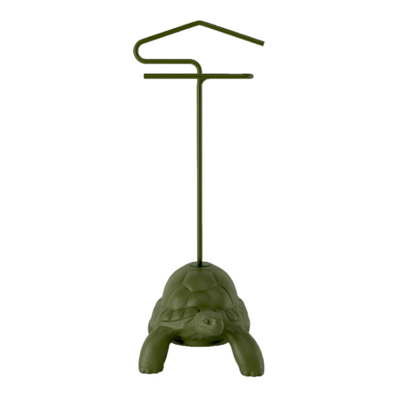 Qeeboo Turtle Carry Valet Stand Deep Green 1 Longho Design Palermo
